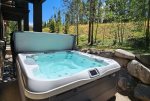Private hot tub